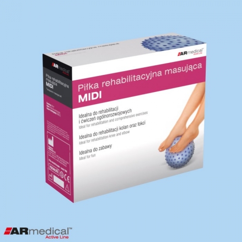 Piłka rehabilitacyjna masująca MID