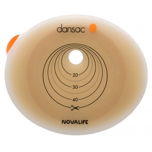 Płytki ileostomijne Dansac NovaLife 2 średnica otworu: 10-47 mm (do przycięcia) - 8860055
