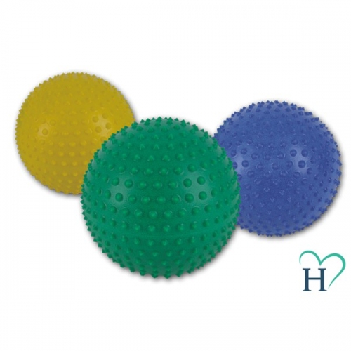Piłka do rehabilitacji z kolcami fi 25,5cm (zielona)