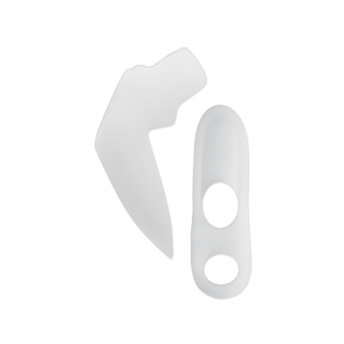 Dwa pierścienie połączone delikatnym klinem, z osłoną na bunion Medic Line PROSEPARATOR DUO MS475