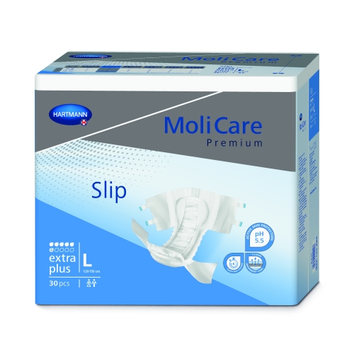Pieluchomajtki dla osób z lekką i umiarkowaną inkontynencją MoliCare Premium Slip extra plus rozmiar XL