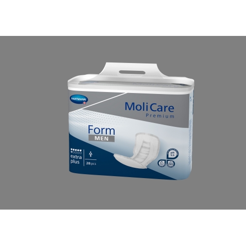 Wkłady anatomiczne dla średniego poziomu nietrzymania moczu MoliCare® Premium Form MEN extra plus