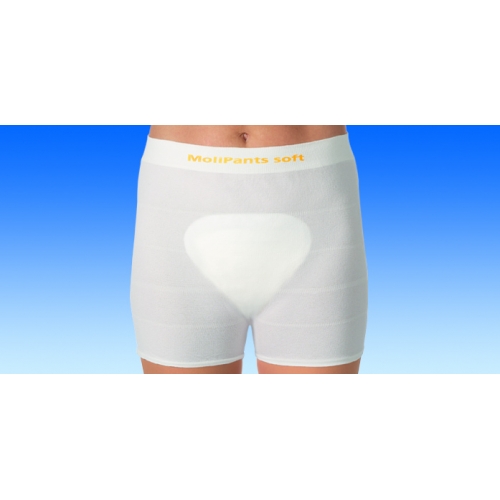 Uniwersalne elastyczne majtki siatkowe MoliPants® Comfort rozmiar XL (zielone, 5 szt.)