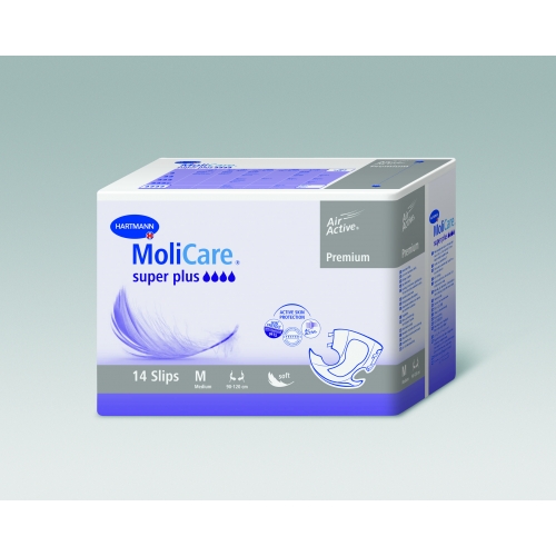 Pieluchomajtki dla osób z najcięższą inkontynencją MoliCare® Premium soft super plus rozmiar L (op. 14 szt)