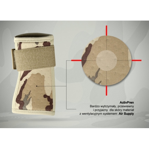 Długa anatomiczna orteza nadgarstka z pasem obwodowym 4ARMY-SN-02