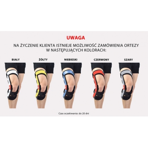 Przednio tylna orteza szkieletowa na goleń i udo z szynami dwuosiowymi RAPTOR/2