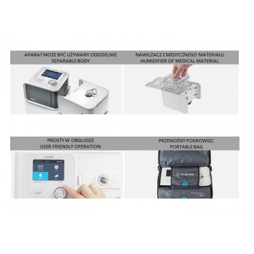 Aparat do leczenia bezdechu sennego AUTO CPAP
