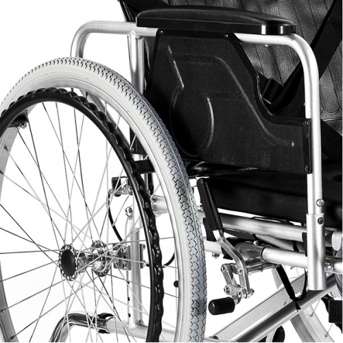 Wózek inwalidzki aluminiowy sfabilizujący z funkcją toaletową