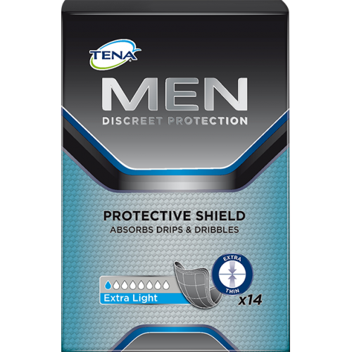 TENA Men Extra Light, wkłady anatomiczne, 14 sztuk