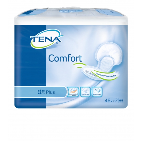 TENA Comfort Plus, pieluchy anatomiczne, 46 sztuk