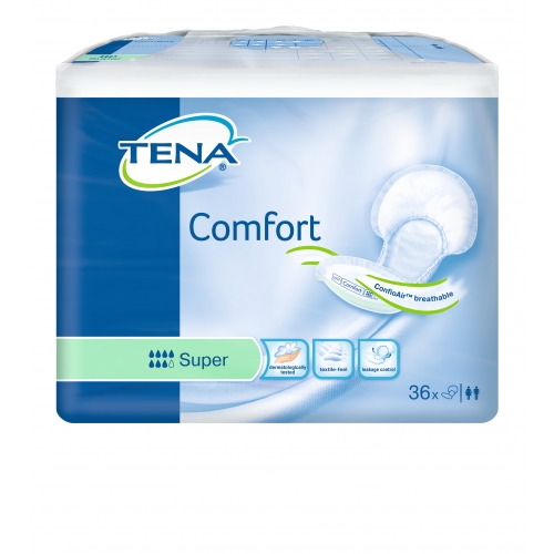 TENA Comfort Super, pieluchy anatomiczne, 36 sztuk
