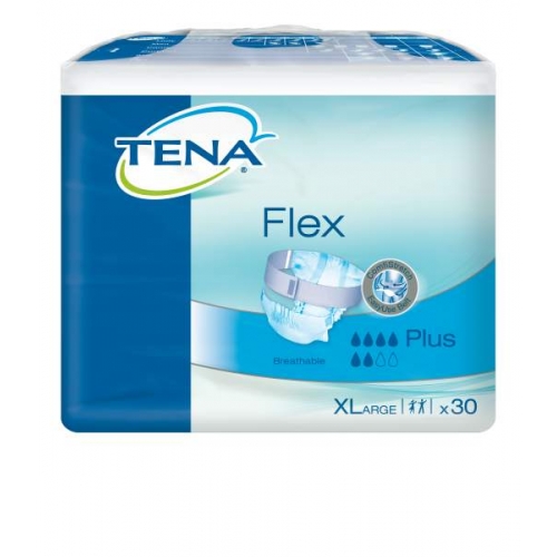 TENA Flex Plus Extra Large, pieluchomajtki, 30 sztuk