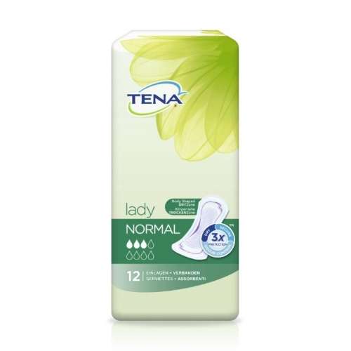 TENA Lady Normal, specjalistyczne podpaski, 12 sztuk