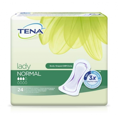 TENA Lady Normal, specjalistyczne podpaski, 24 sztuk