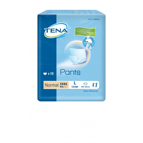 TENA Pants Normal OTC Edition L (100-135 cm), majtki chłonne, 10 sztuk