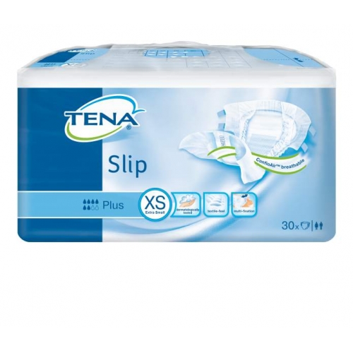 TENA Slip Plus Extra Small, pieluchomajtki, 30 sztuk