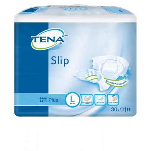 TENA Slip Plus Large, pieluchomajtki, 30 sztuk