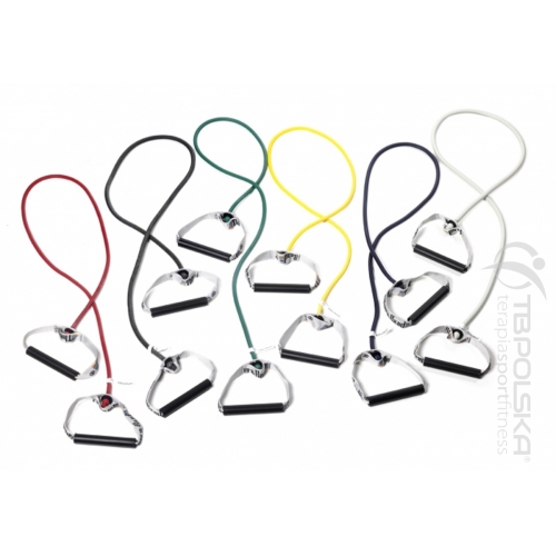 Tubing Thera-Band® 1,4 m z uchwytem sztywnym gąbkowym